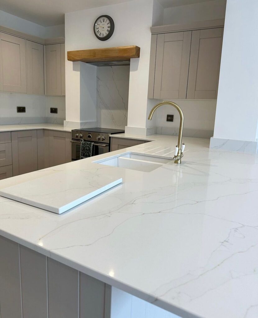 Granite Zone - Sunrise Vista (Calacatta Oro) - Nicola’s Kitchen